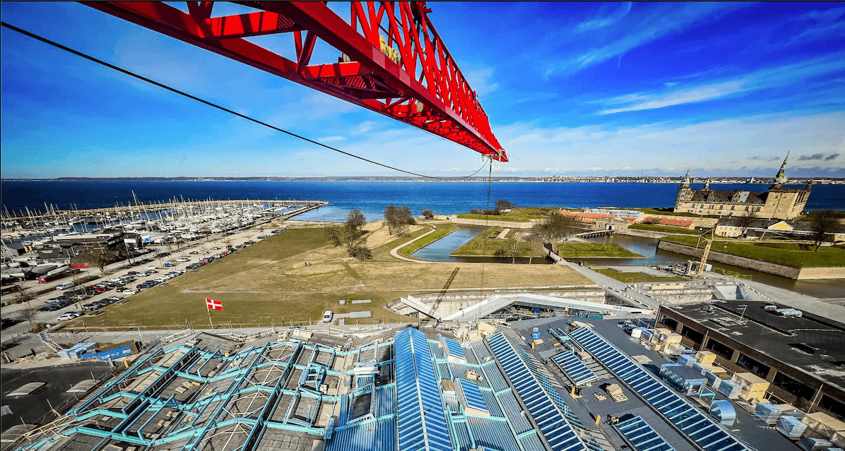 KSR Cranes leverer sikre og præcise løft i Værftshallerne-projektet